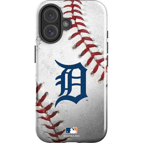 MLB Detroit Tigers Game Ball iPhone 16 Impact Case